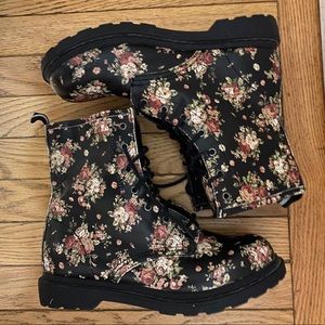Arizona Jean Company Floral Combat Boots